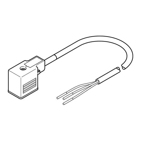 Festo Connecting Cable NEBV-B2W3F-P-K-0.6-N-LE3 NEBV-B2W3F-P-K-0.6-N-LE3